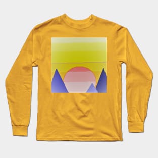 Mountain sunset Long Sleeve T-Shirt